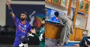 [Watch] Afghanistan fan kisses TV after Hardik Pandya wins the game for India against Pakistan in Asia Cup 2022