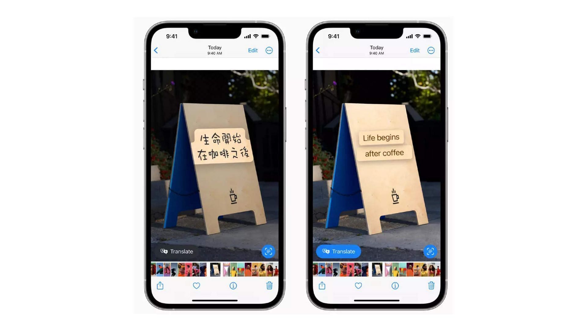 Live Text for videos on Apple iPhone devices (Image via Apple)