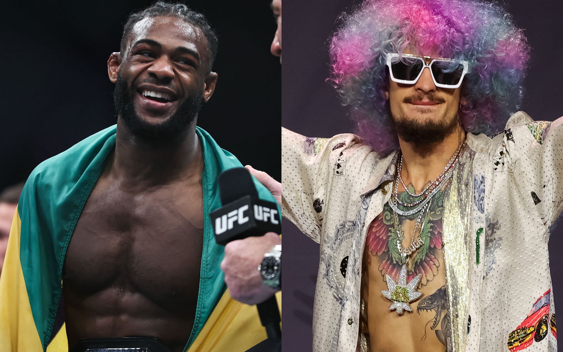 Aljamain Sterling (left) and Sean O&#039;Malley (right) (Images via Getty)