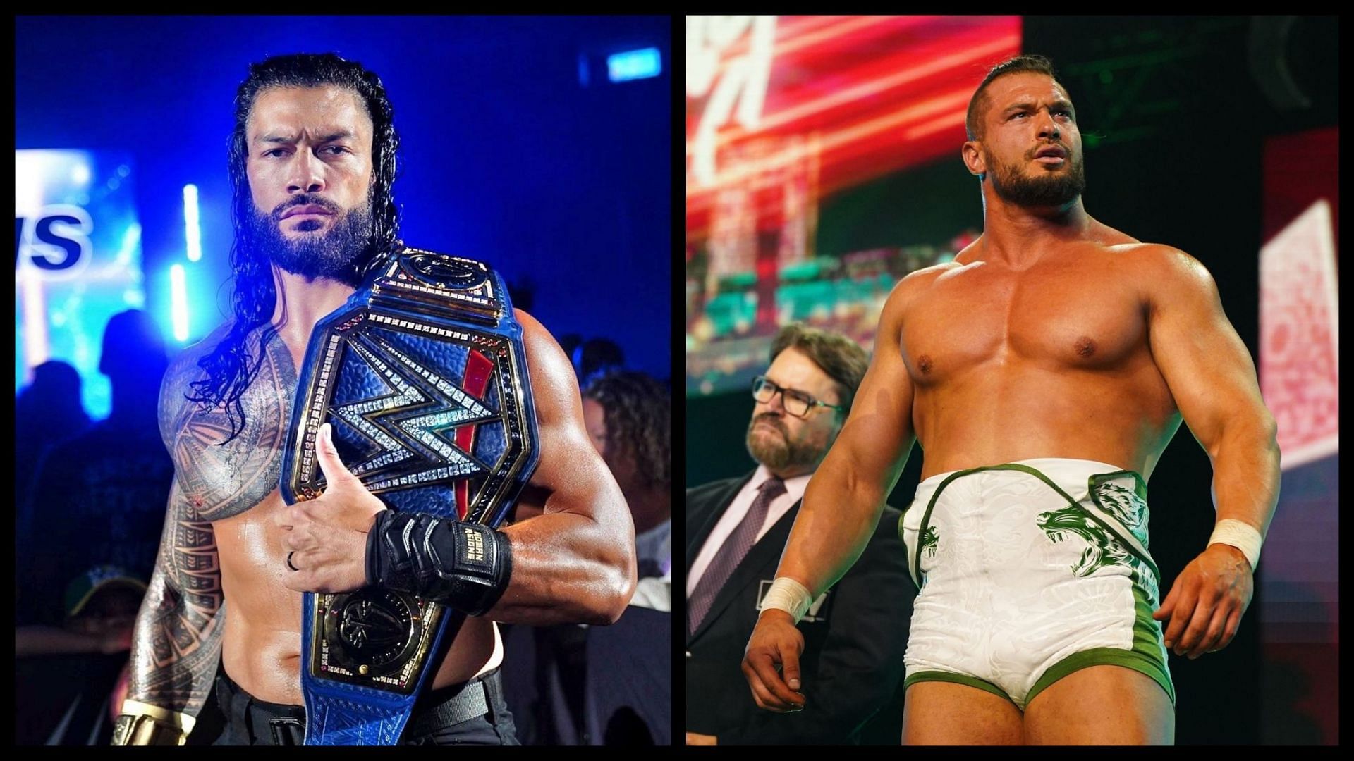 WWE Universal Champion Roman Reigns vs. AEW TNT Champion Wardlow for the main event!