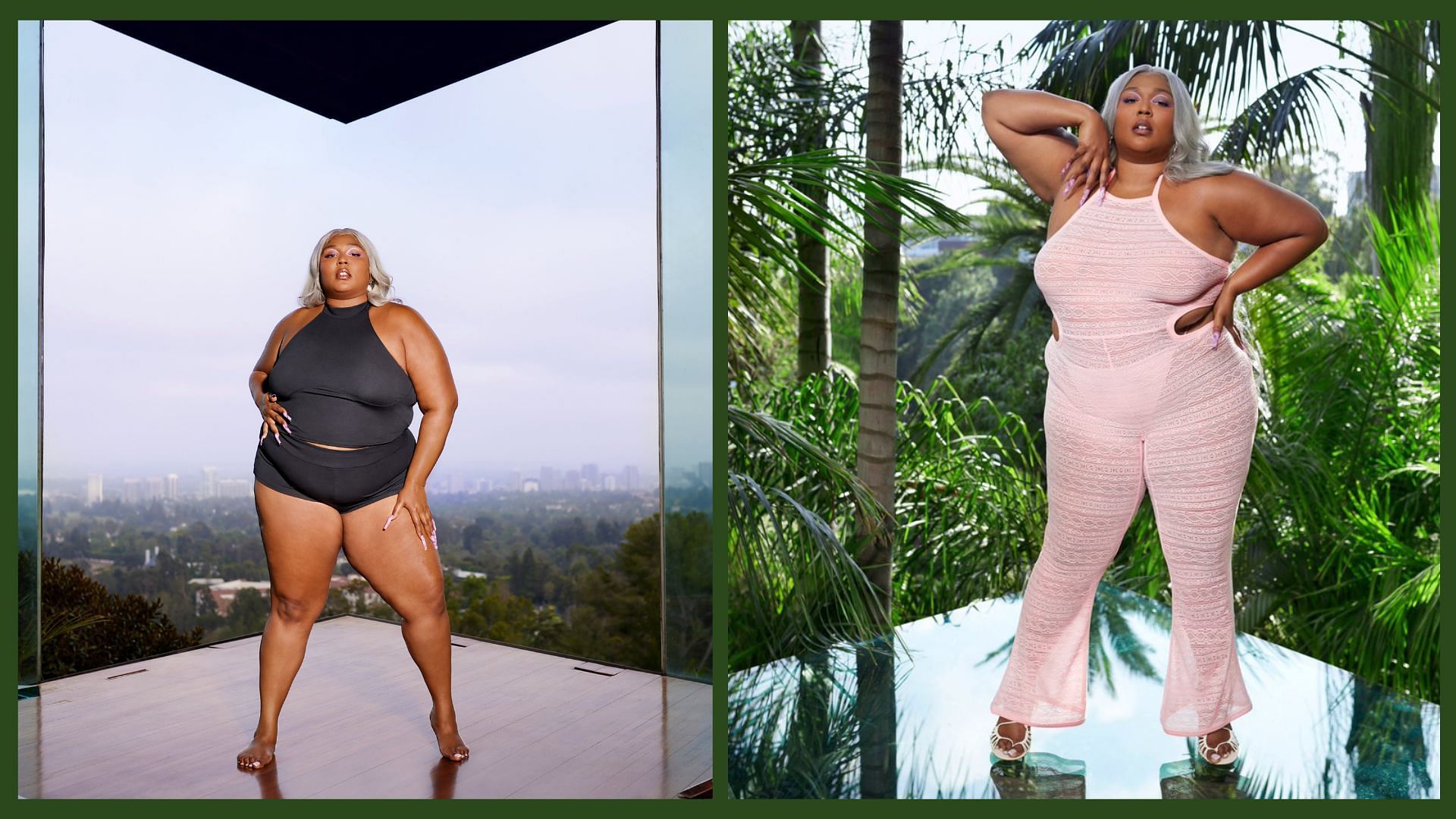 Lizzo YITTY Body Butter and Knit Slip loungewear collection (Image via Twitter/@yitty)