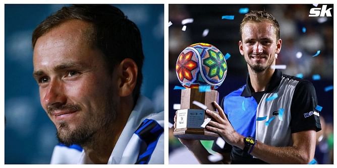 "Tennis is not an easy sport because even if you win and lose the following week, you tend to forget, but the next week, you can change your season around" - Daniil Medvedev after Los Cabos win