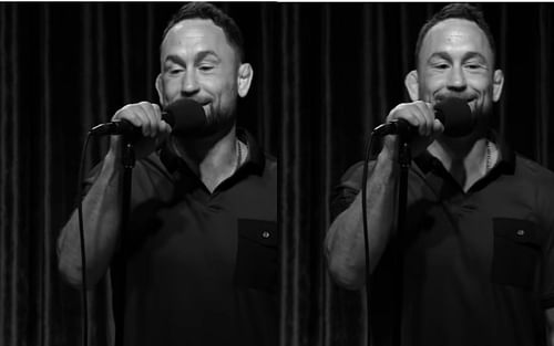 Frankie Edgar at his standup show [Image Courtesy: @frankieedgar on Instagram]