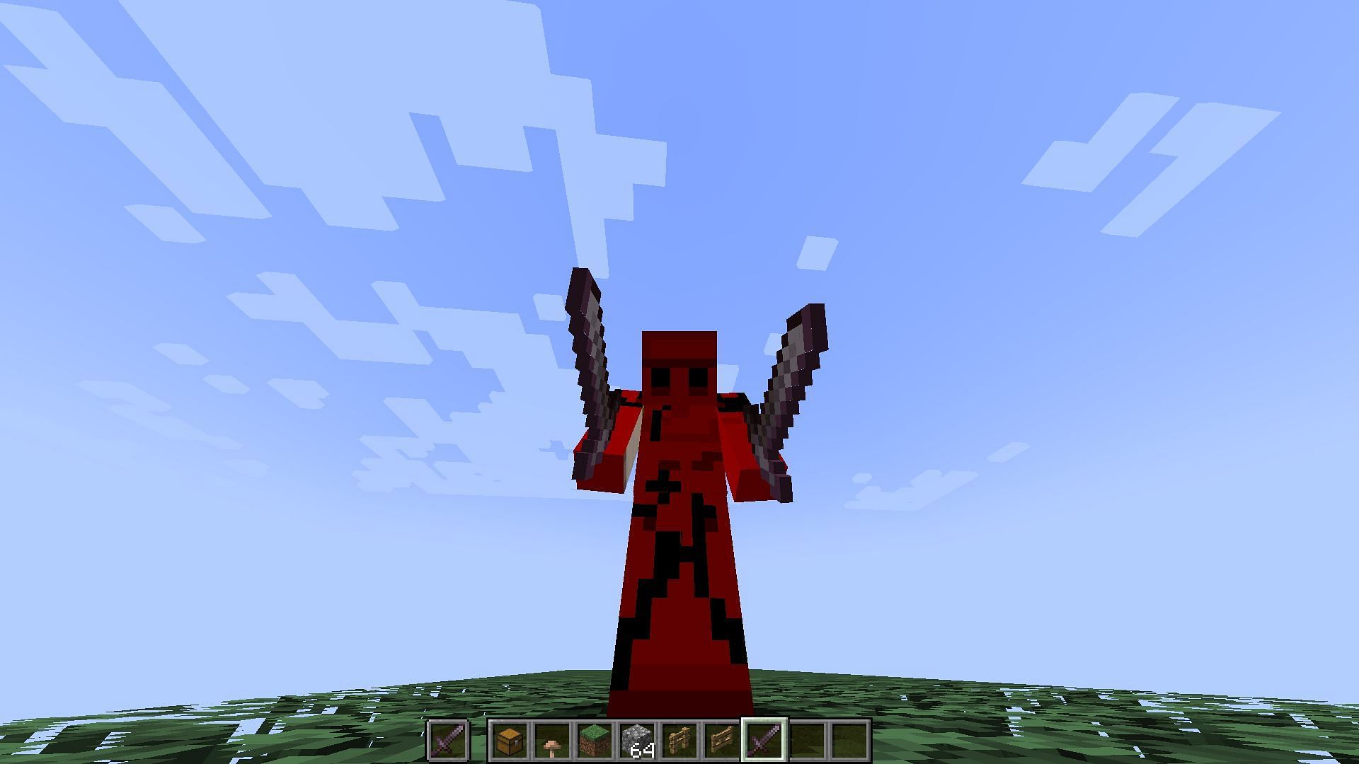 The blood golem is quite scary (Image via Minecraft)