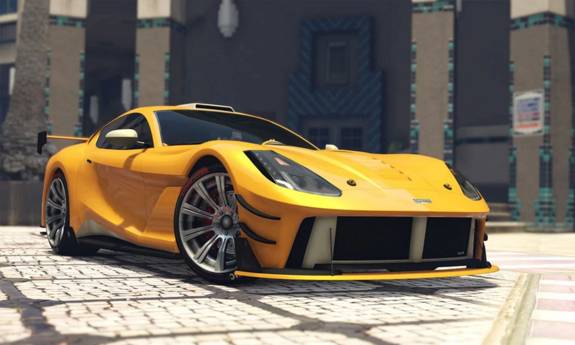 The Itali GTO is on display at Luxury Autos Showroom (Image via Rockstar Games)