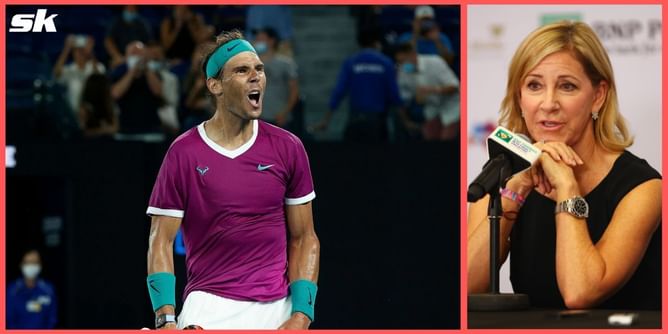 "The thing that’s so impressive, it’s not the body or the injuries or the fitness level, to me it’s the hunger" - Chris Evert on Rafael Nadal
