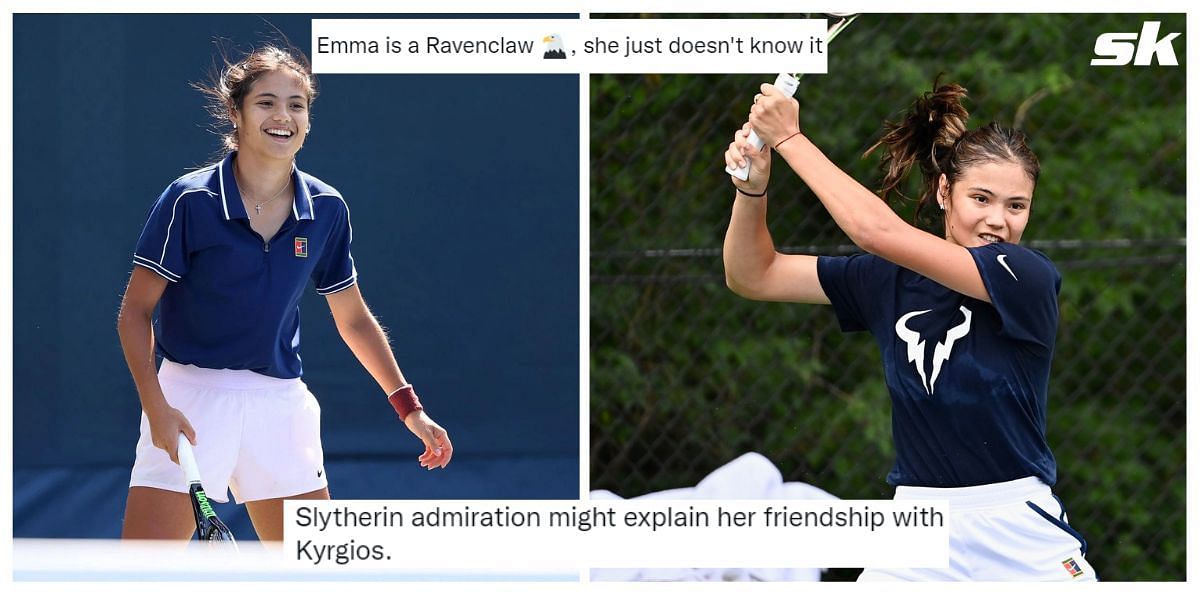 Tennis fans react to Emma Raducanu&#039;s choice of Hogwarts house