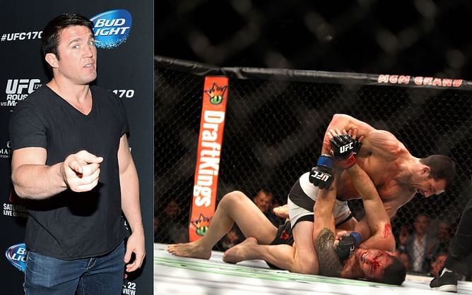 "I am not convinced there has been a middleweight yet that can beat him" - Chael Sonnen believes the version of Luke Rockhold that defeated Chris Weidman is the 185lbs GOAT