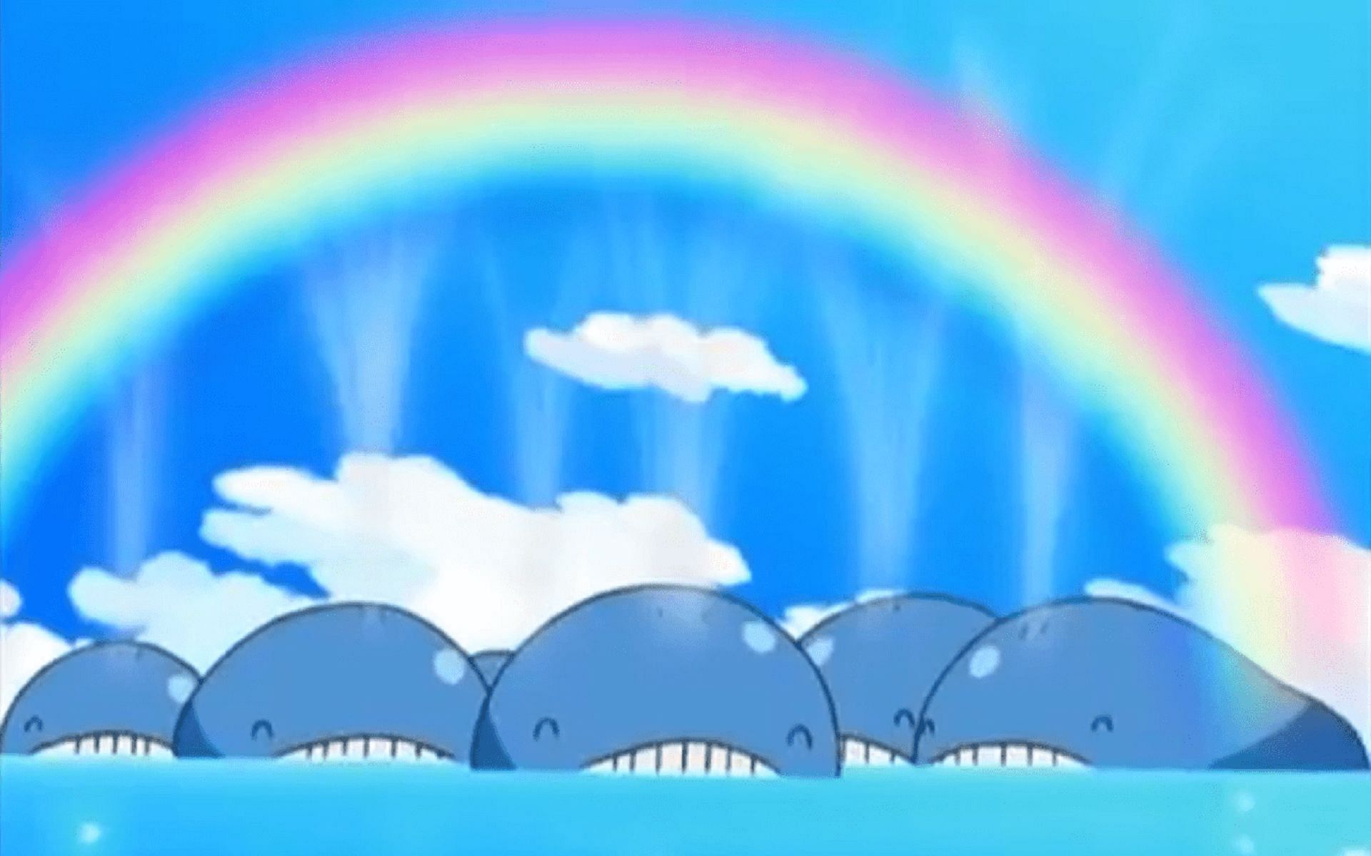 Wailord, one user of Water Spout in the anime (Image via The Pokemon Company)