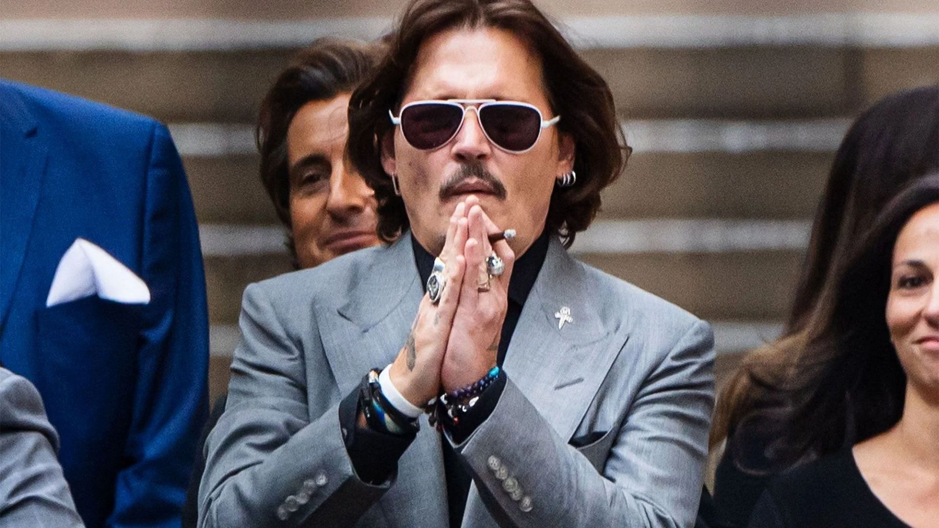 Johnny Depp signs deal with Dior. (Image via Getty Images/Samir Hussein)