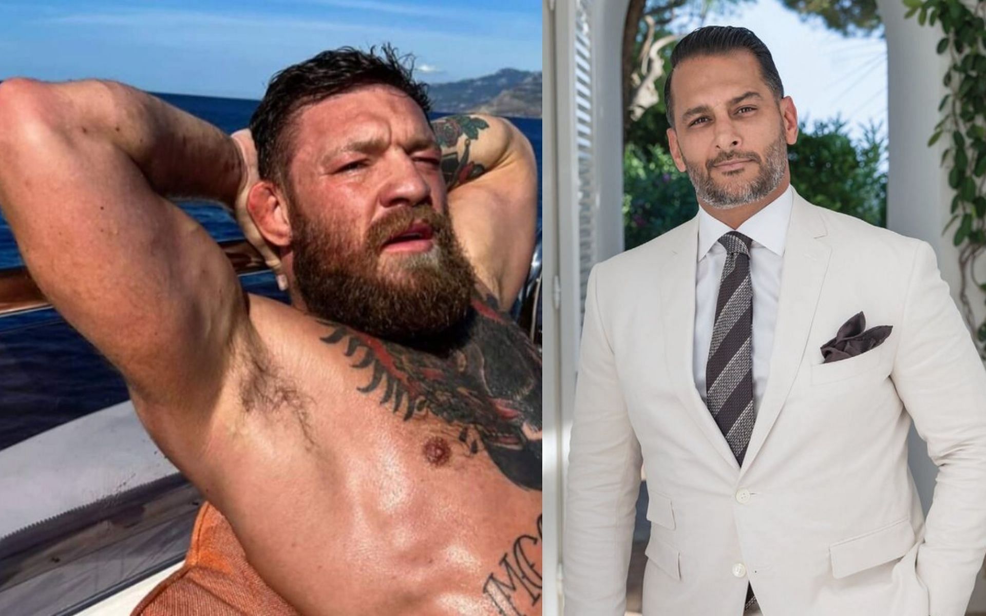 Conor McGregor (L) and Audie Attar (R) [Images Courtesy: Getty]