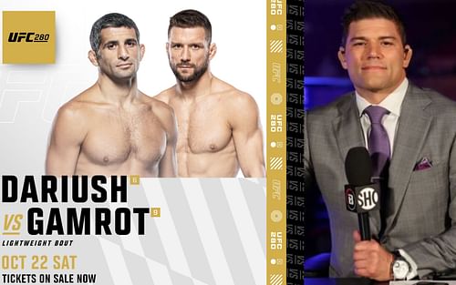 Beneil Dariush vs. Mateusz Gamrot (Image credit: @ufc on Twitter), Josh Thomson (Image credit: @THEREALPUNK on Twitter)