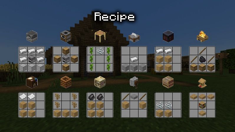 minecraft recipes