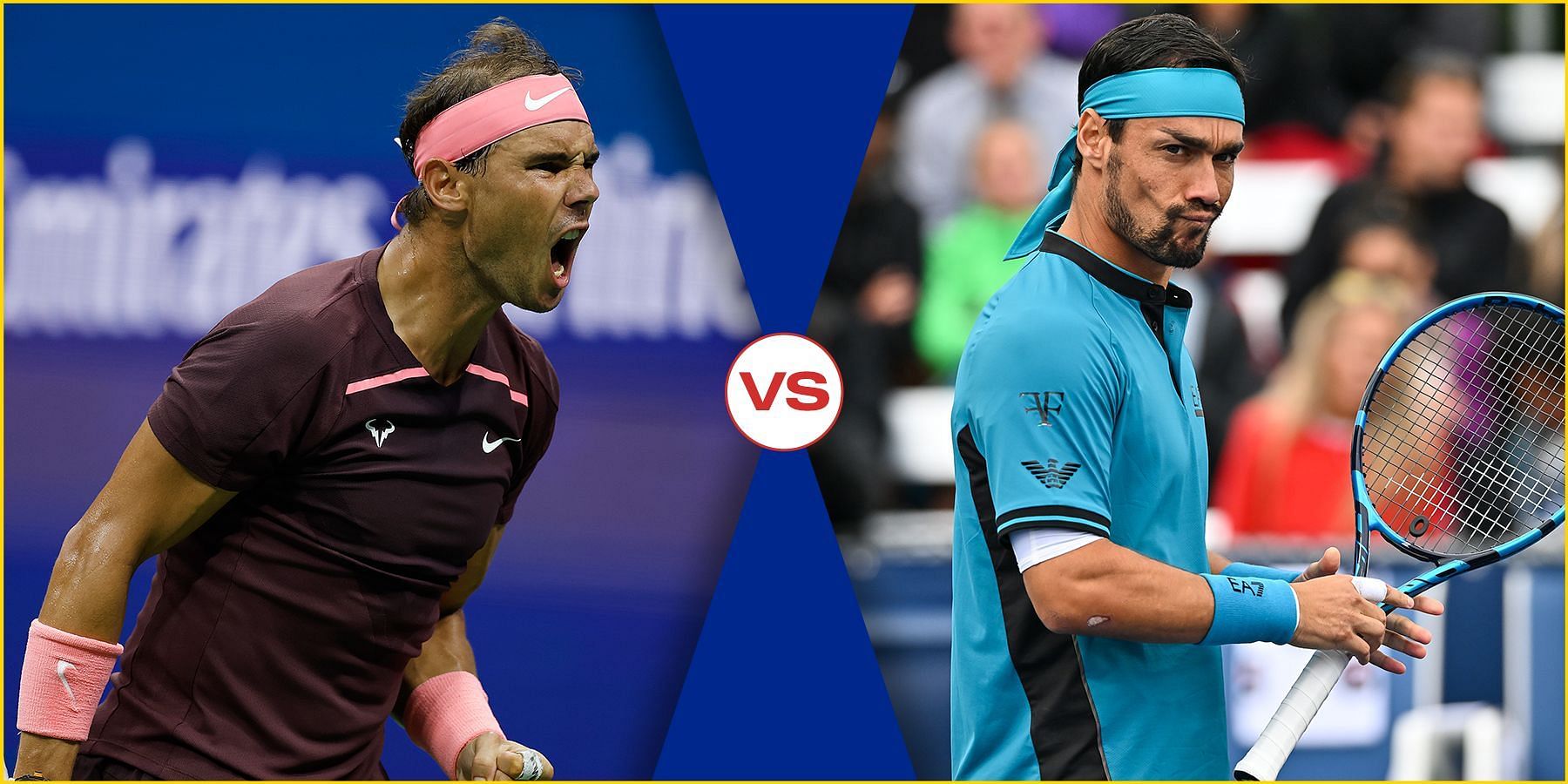 Rafael Nadal will face Fabio Fognini in the first round of the US Open