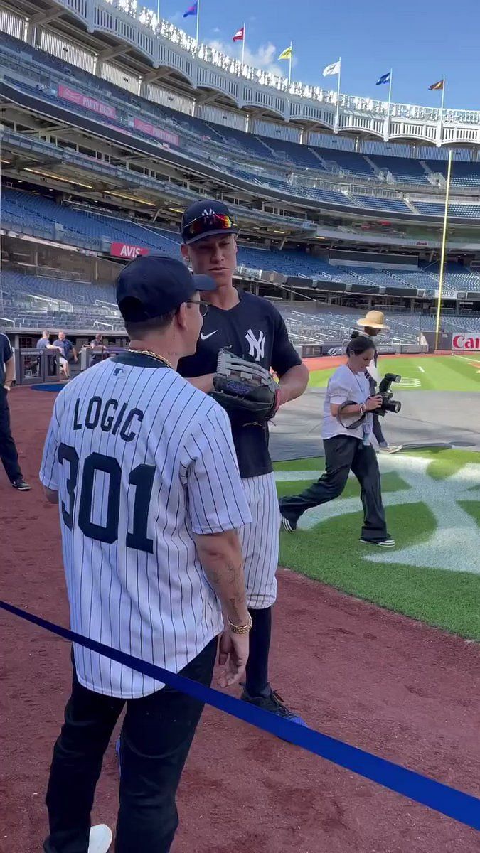 Yankees' Aaron Judge appears on new Logic album