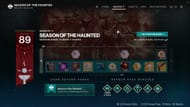 Destiny 2 Season of the Haunted season pass (Image via Bungie)