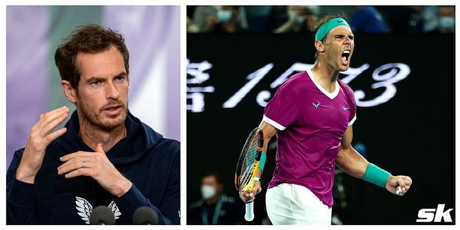 "He's obviously one of the best players in the world on all surfaces, as he showed this year" - Andy Murray on Rafael Nadal after reaching US Open 2R