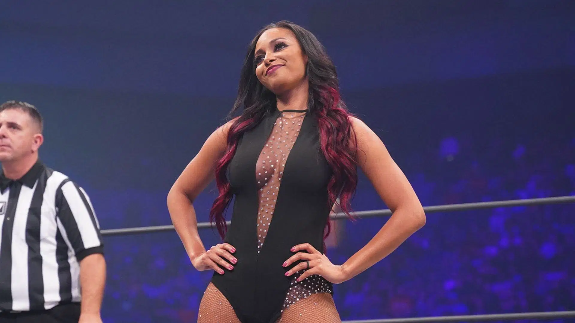 Brandi Rhodes during her time in All Elite Wrestling