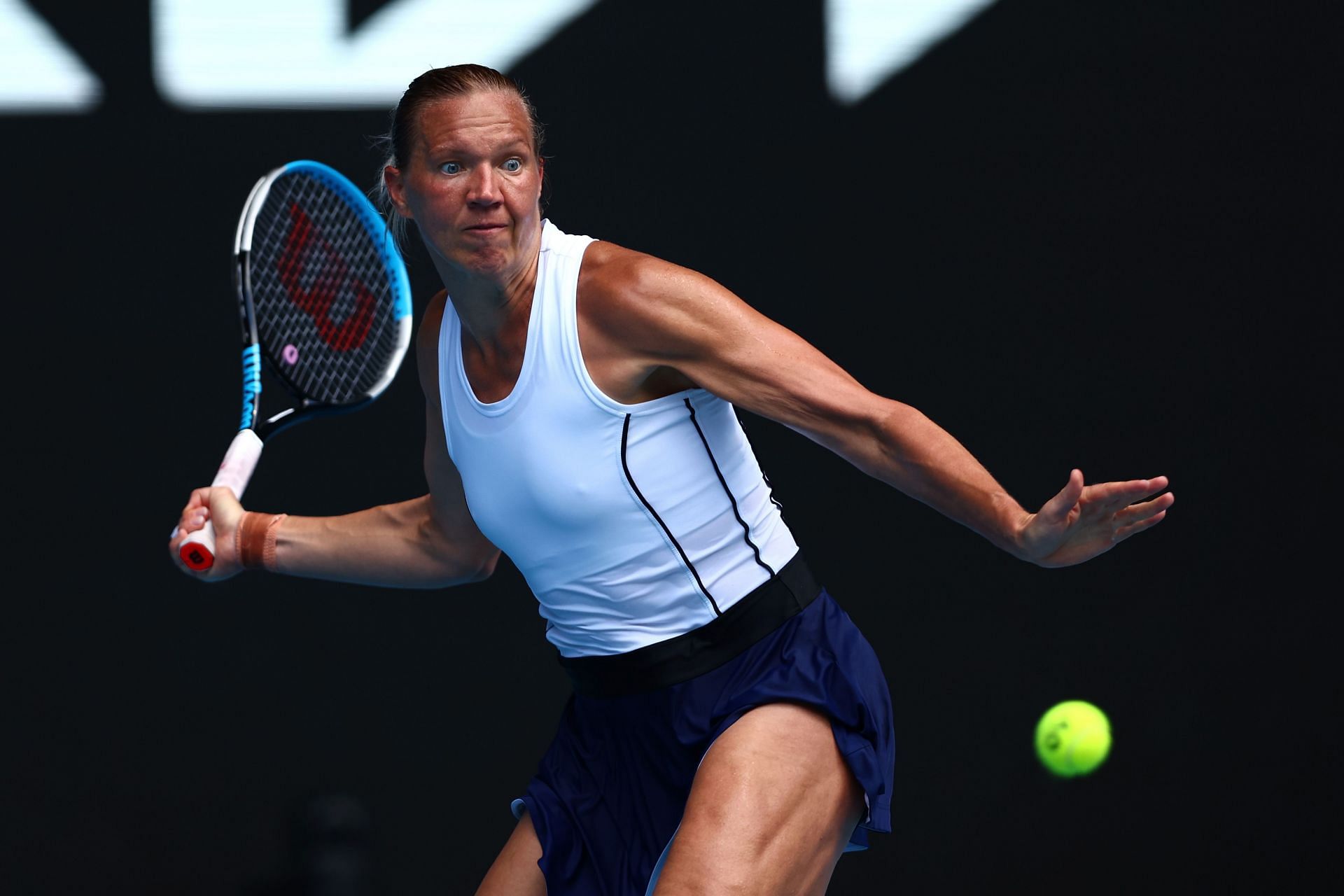 Kaia Kanepi at the 2022 Australian Open.