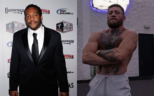 Herb Dean (L) and Conor McGregor (R) (via @thenotoriousmma on Instagram)