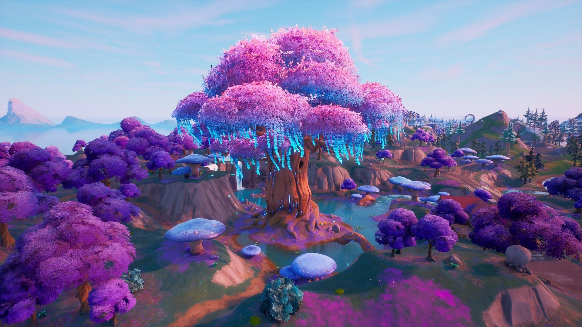 Reality Falls is one of the most amazing landing spots in Fortnite Chapter 3 Season 3 (Image via Epic Games)
