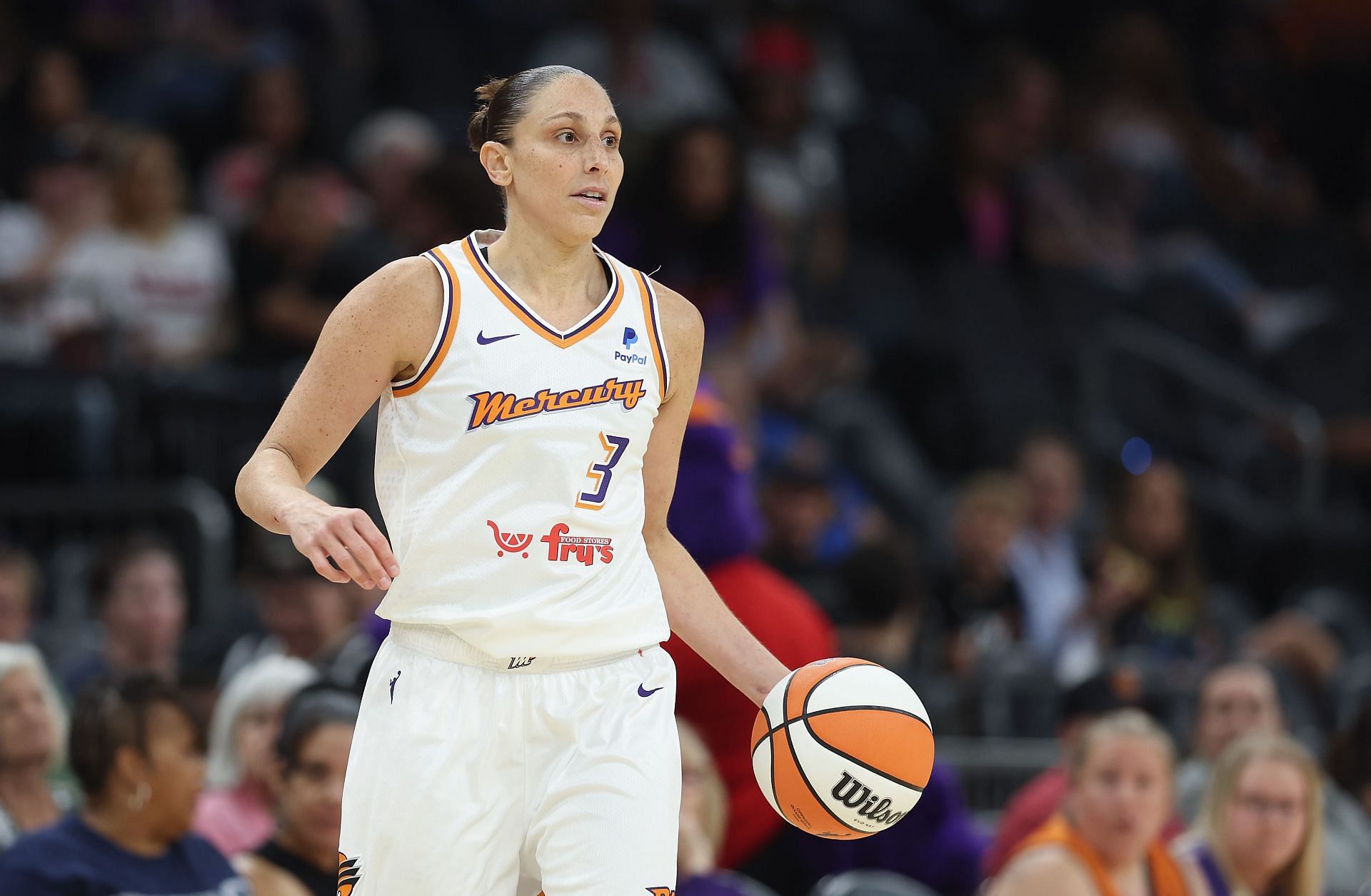 Diana Taurasi of the Mercury plays Thursday.