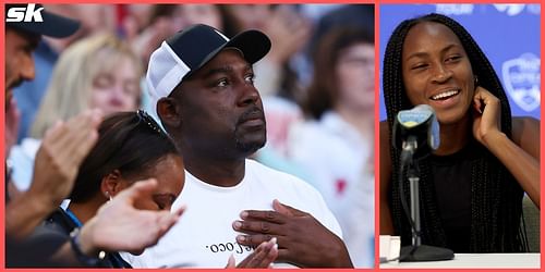 World No. 11 Coco Gauff with her father on the WTA Tour