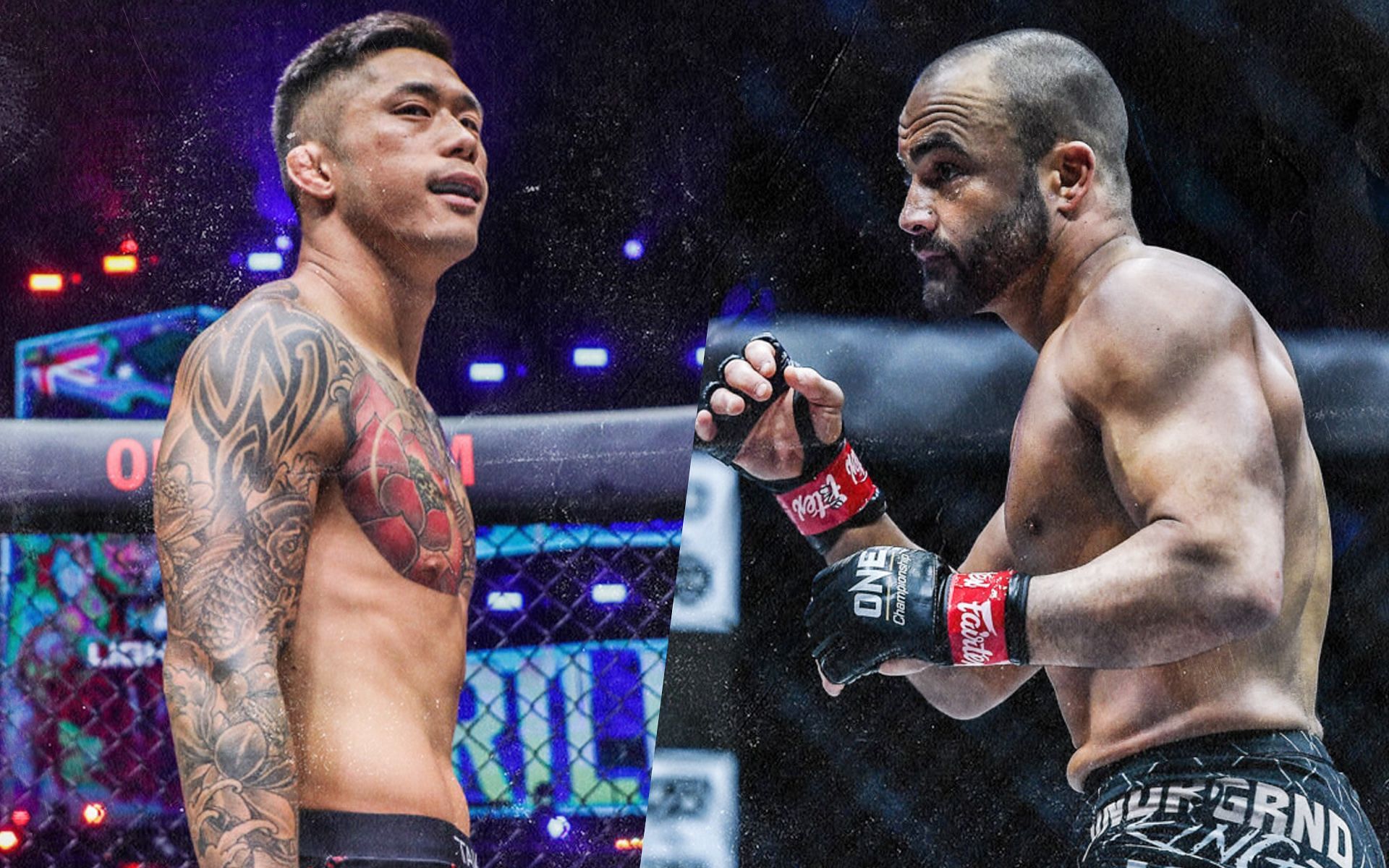 Eddie Alvarez (R) has a prediction for a potential clash with Martin Nguyen (L). | [Photos: ONE Championship]