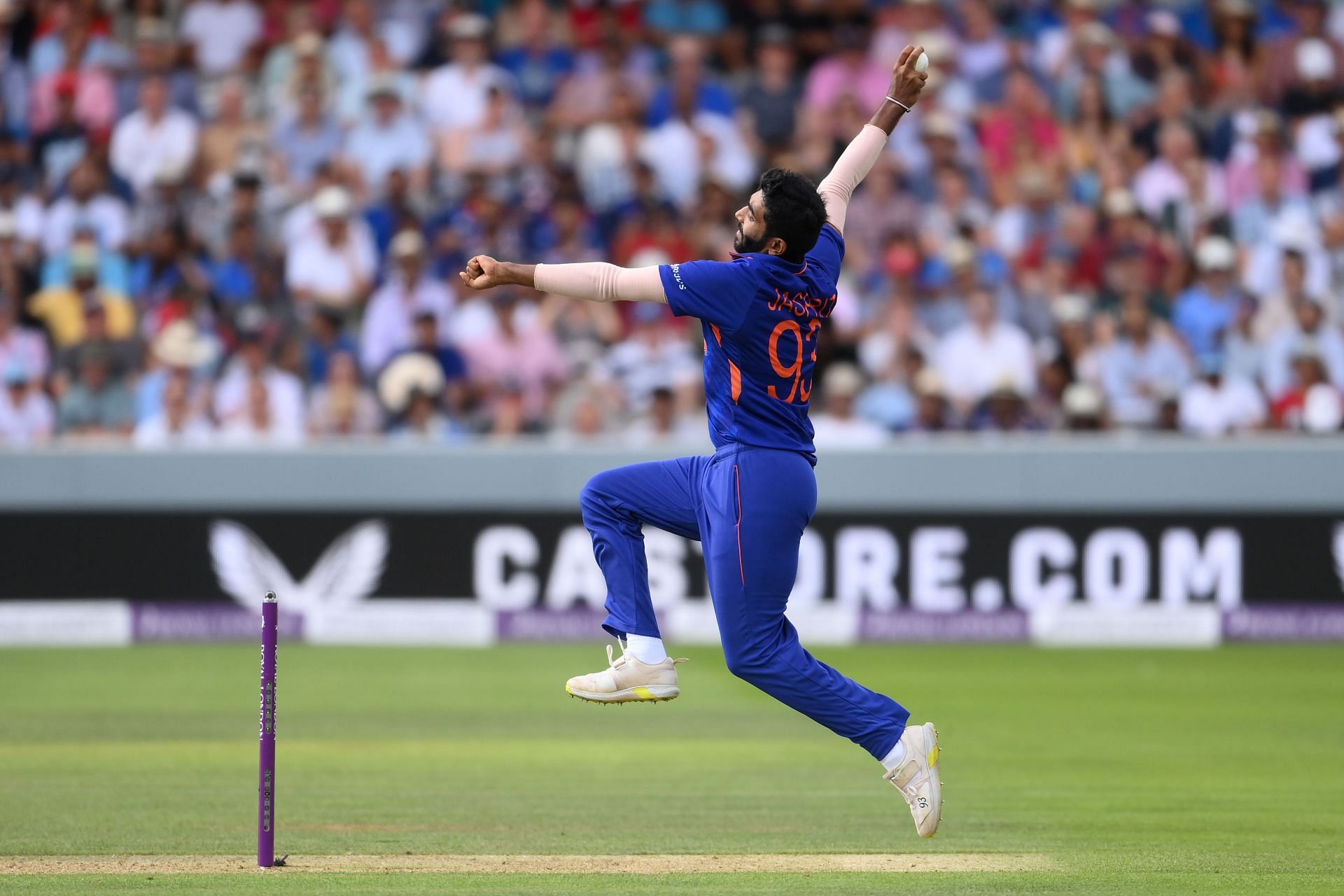 Jasprit Bumrah was last seen in action during India;s tour of England in July. (Pic: Getty)