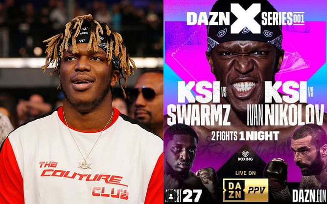 "Never done before" - KSI announces he will be fighting two opponents in one night, Swarmz and Ivan Nikolov