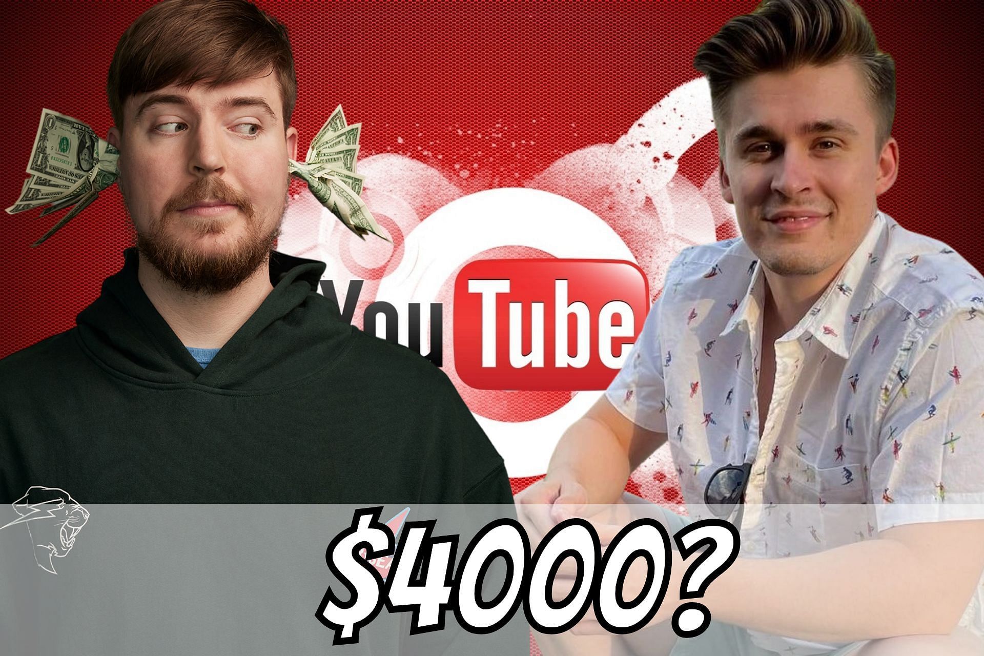 Mr. Beast Red circle and arrow
