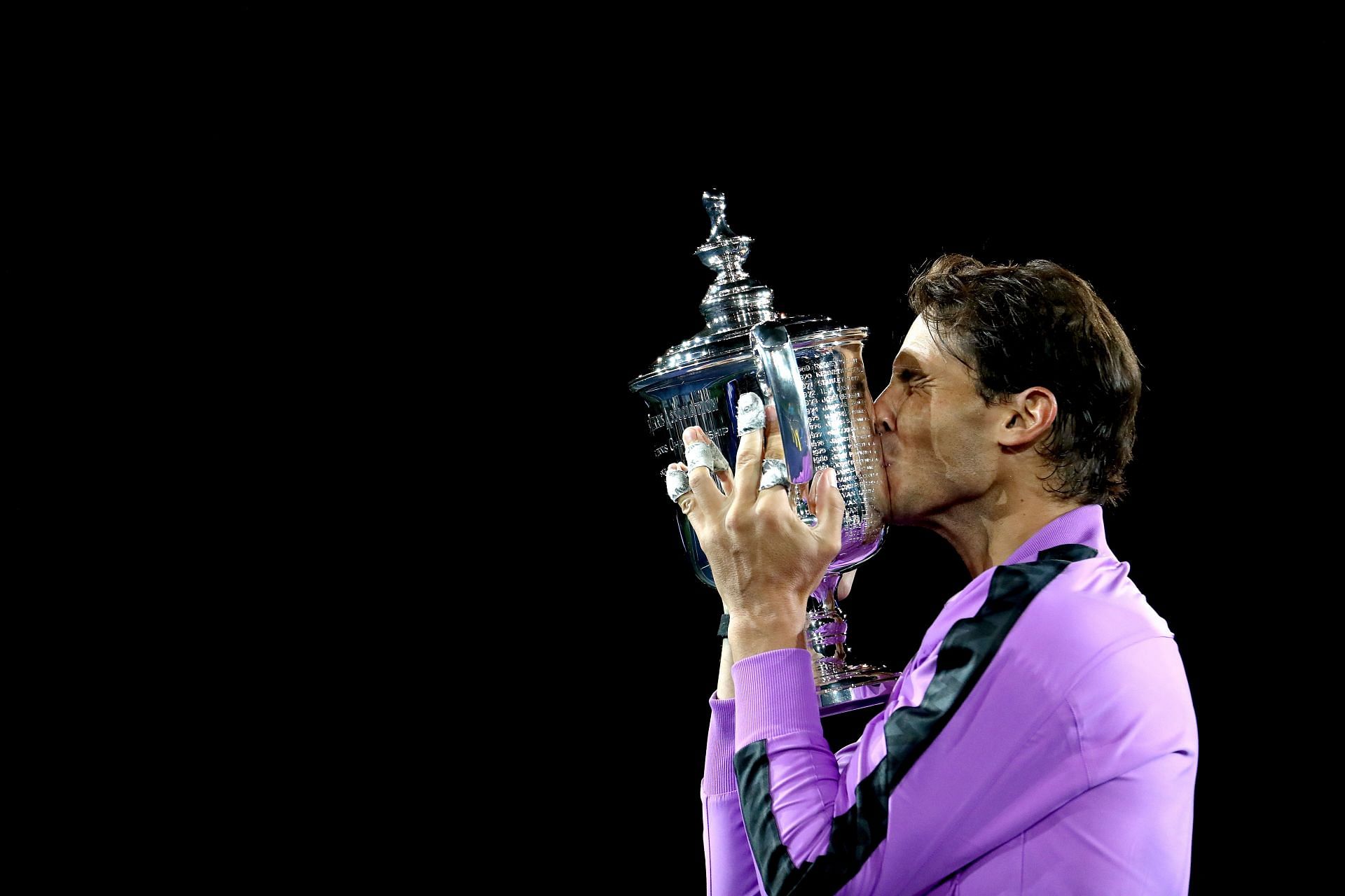 Rafael Nadal after winning the 2019 US Open.