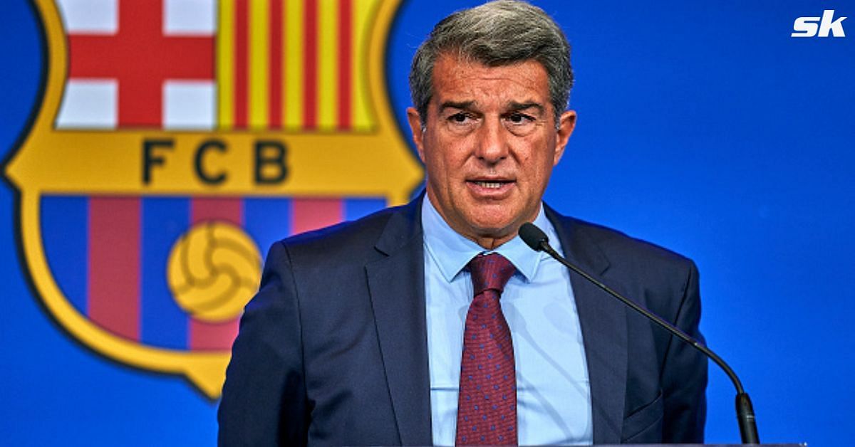 Barcelona president Joan Laporta gives transfer update