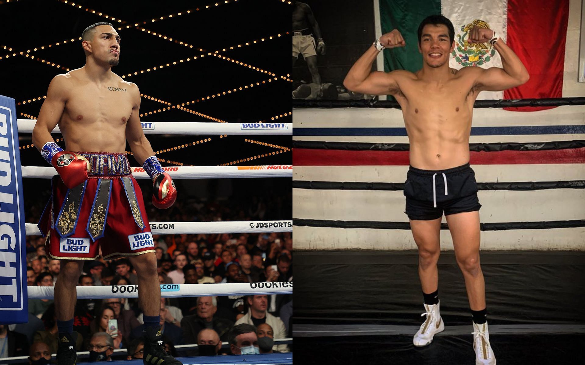 Teofimo Lopez (left) and Pedro Campa (right)