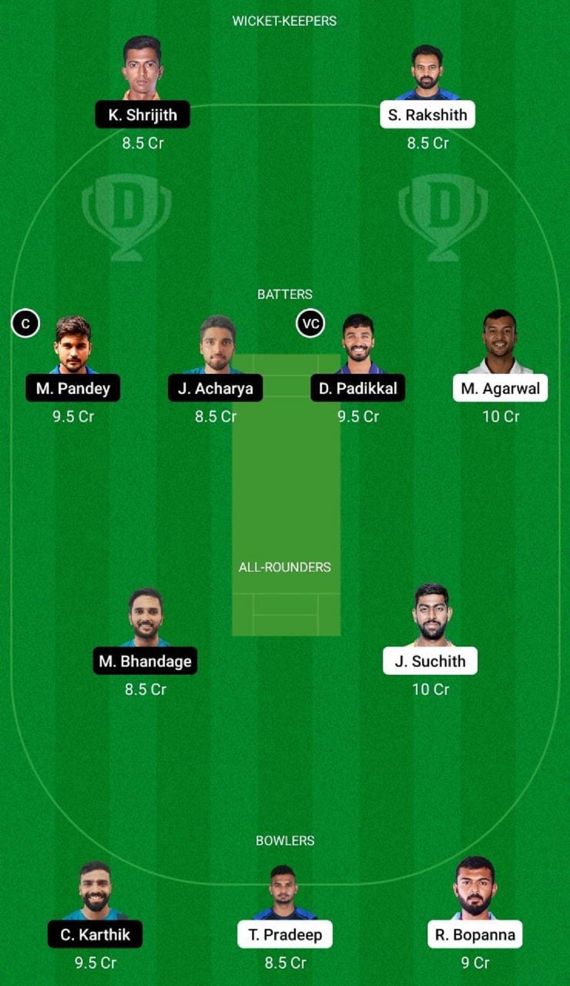 BB vs GMY Dream11 Fantasy Tip - Grand League