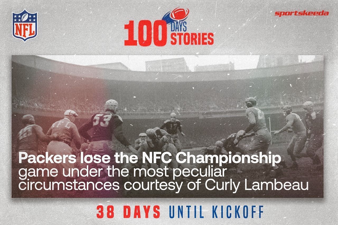 The 1938 NFL Championship game will be remembered for Curly Lambeau&#039;s half time incident.