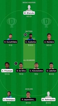 SLGY vs SLBL Fantasy Suggestion Team 1