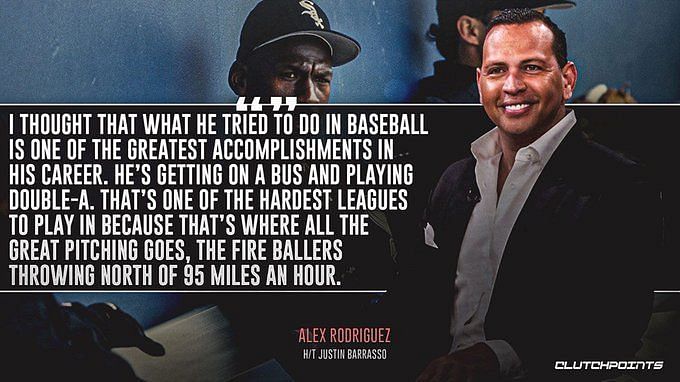 Alex Rodriguez: 'It Was Remarkable' That Michael Jordan Played Double-A  Baseball, News, Scores, Highlights, Stats, and Rumors