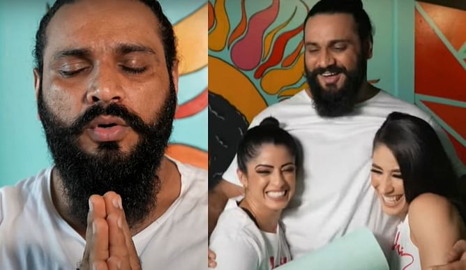 6 फुट 6 इंच के भारतीय WWE Superstar ने साथी विमेंस रेसलर्स को सिखाया योगा, देखें मजेदार वीडियो