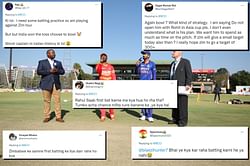 IND vs ZIM 2022: “Bhai ye kya kar raha batting karni he ya nahi” - Twitterati blast KL Rahul as he decides to bowl again after winning toss in 2nd ODI
