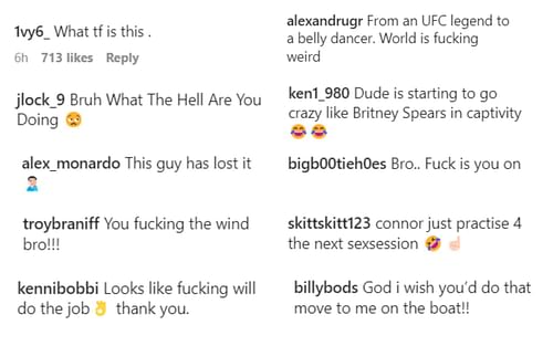 Comments via @thenotoriousmma on Instagram