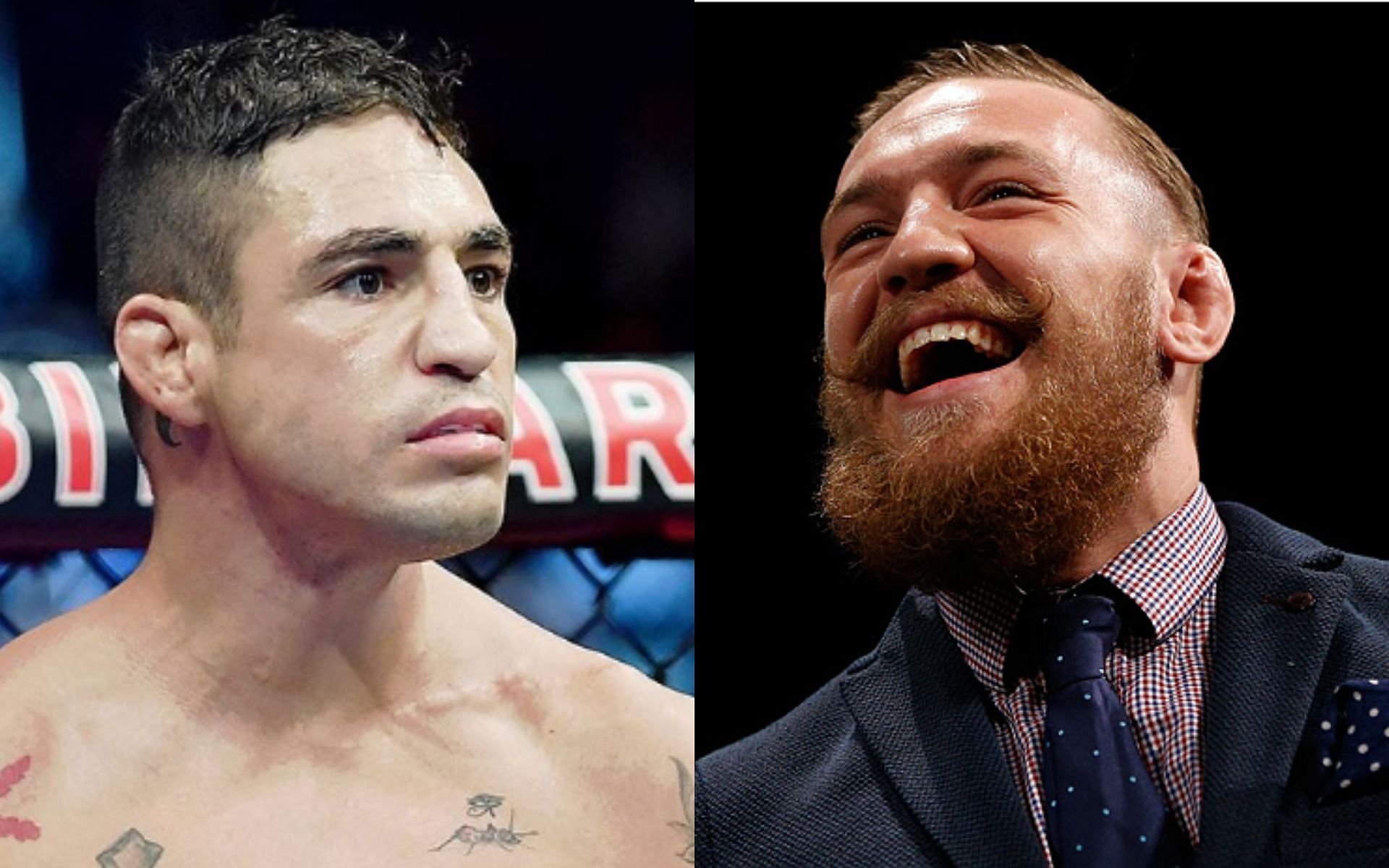 Diego Sanchez (left. Image credit: @diegonightmaresanchezufc on Instagram), Conor McGregor (right. Image credit: UFC.com)