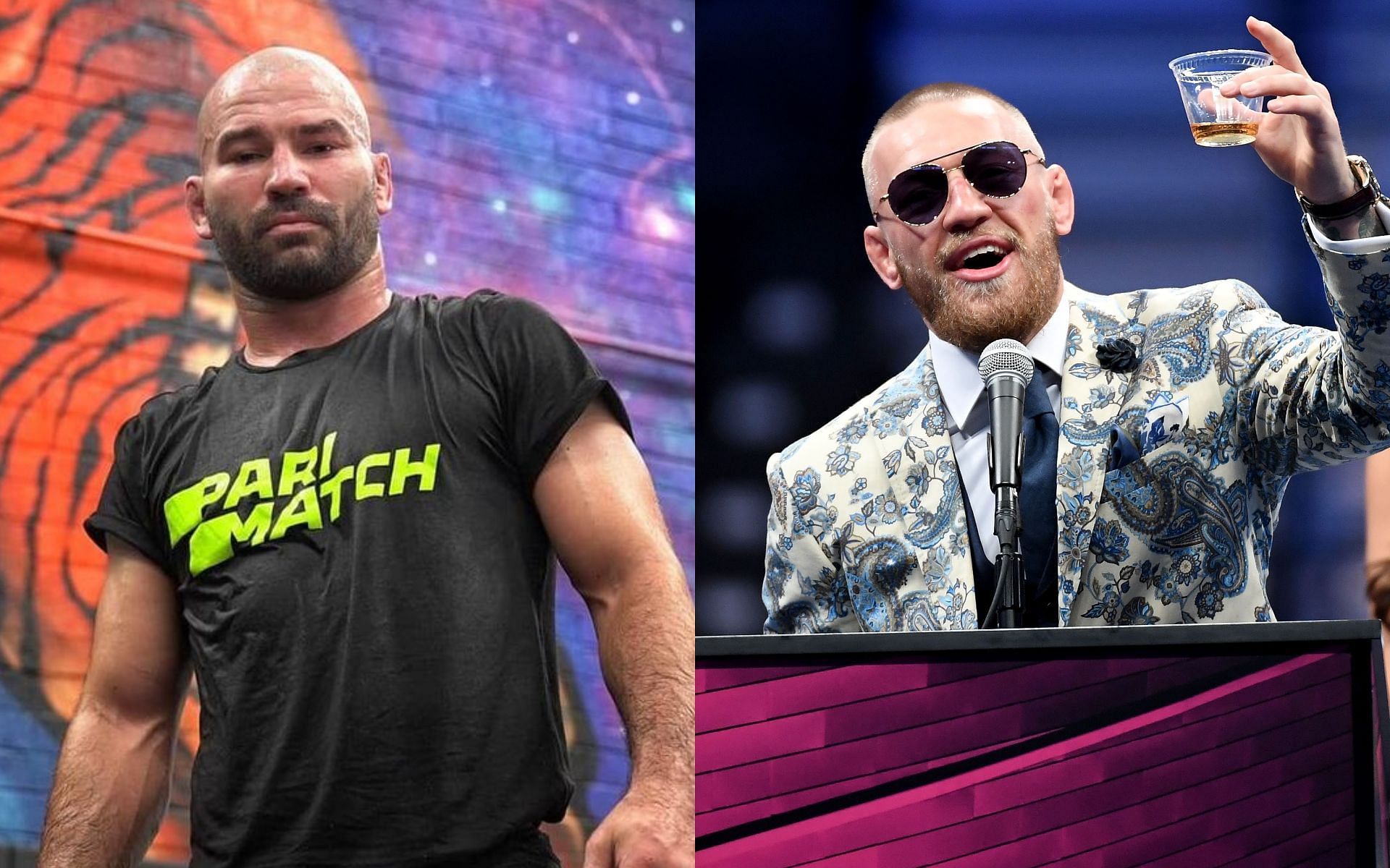 Artem Lobov (left) and Conor McGregor (right) (Images via Instagram/RuHammer and Getty)