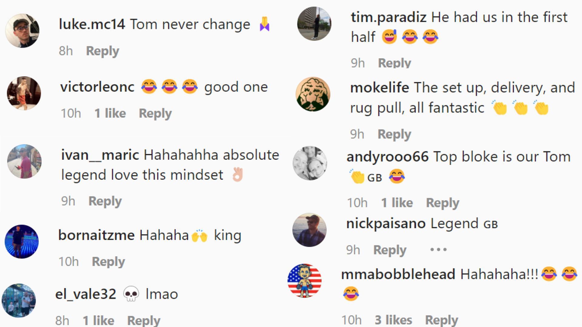 Fans react to Tom Aspinall joking about his loss to Curtis Blaydes