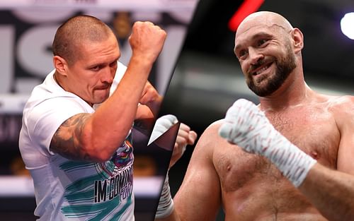 Oleksandr Usyk (L) and Tyson Fury (R) [Image Credits: @usykaa and @tysonfury on Instagram)