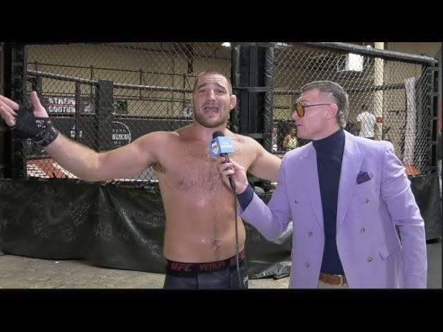 Sean Strickland tells Khamzat Chimaev to take it easy while sparring