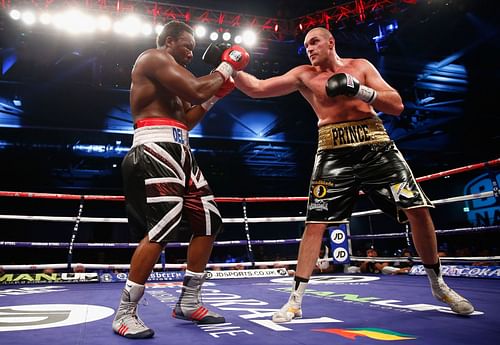 Dereck Chisora (left) Vs. Tyson Fury (right)