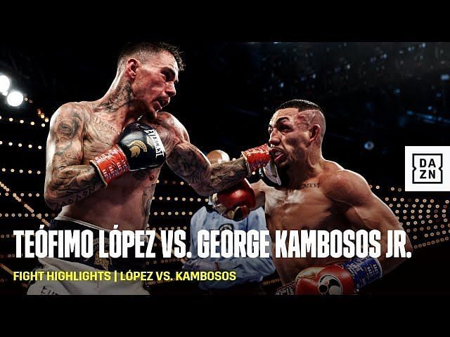 Teofimo Lopez Says That Fighting George Kambosos Jr. Was His Best ...