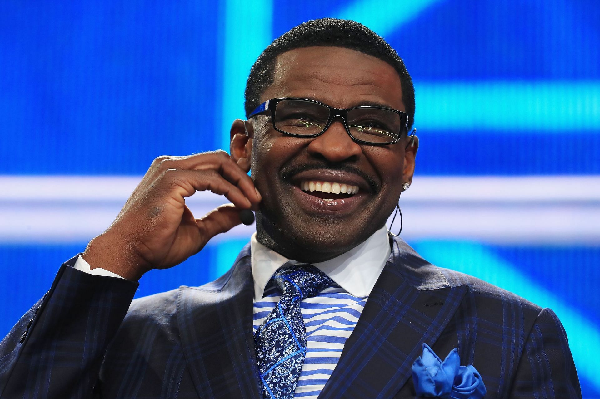 Michael Irvin at the 2018 NFL Draft