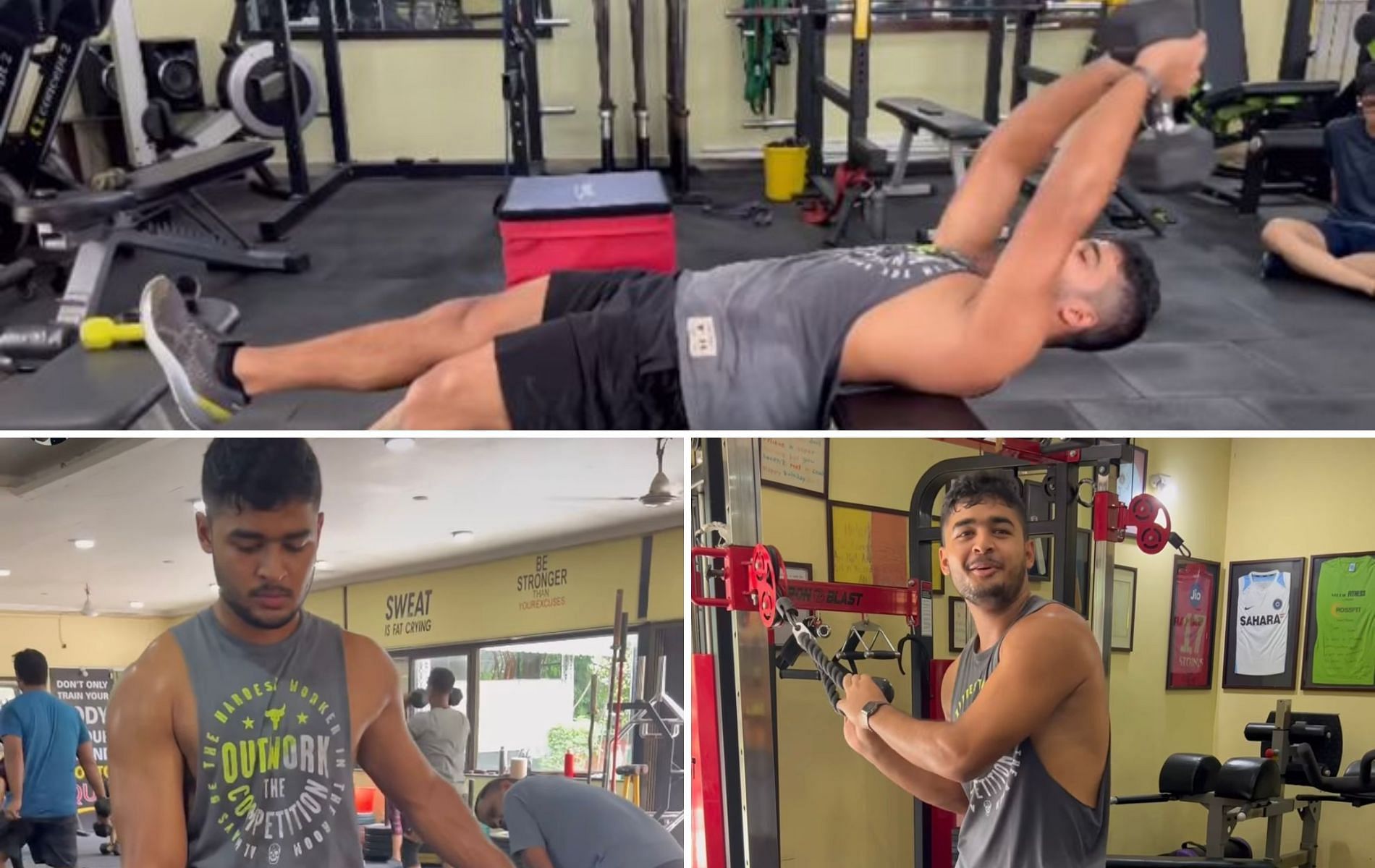 [Watch] Riyan Parag sweats it out in the gym, gives fans a glimpse of recent workout session - Sportskeeda